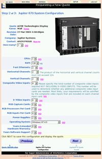 select product options